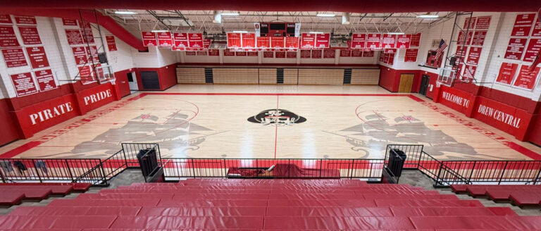 Drew Central basketball court