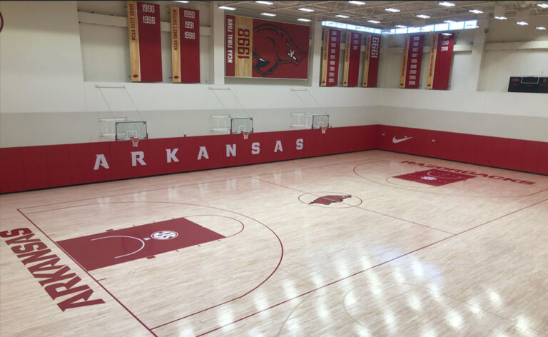 University of Arkansas basketball court refurbish project